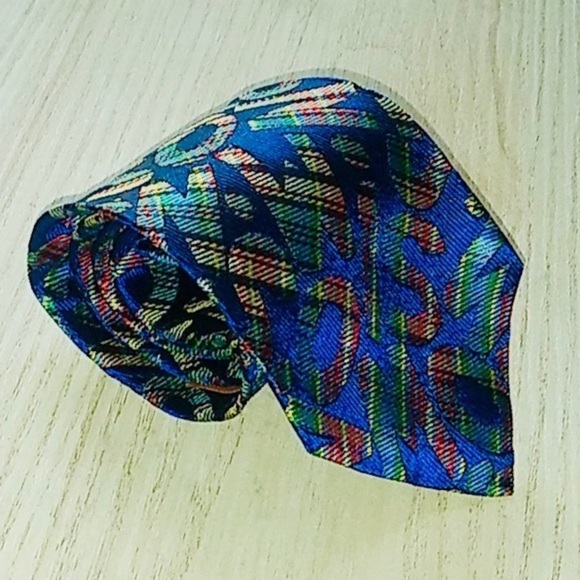 Missoni Monogram Multicolored Silk Tie - Picture 3 of 7